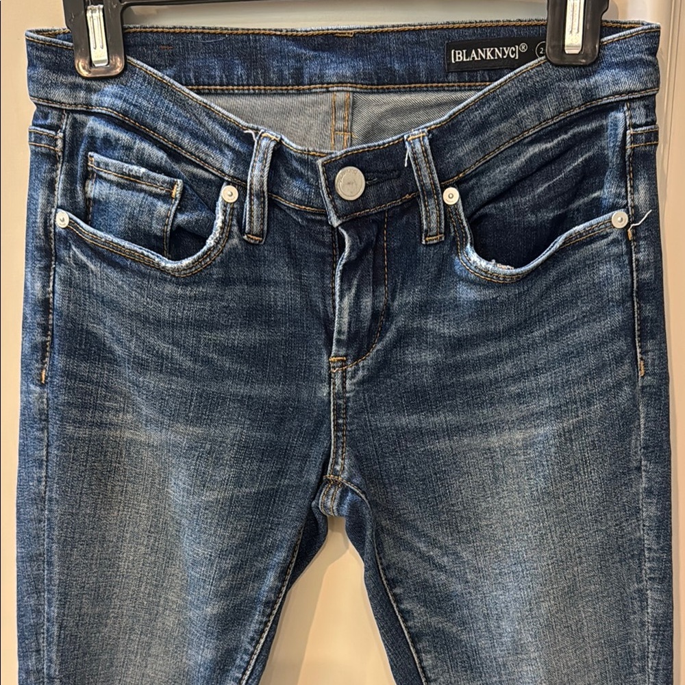 Blank NYC Women's Straight Leg Jeans - Dark Blue
